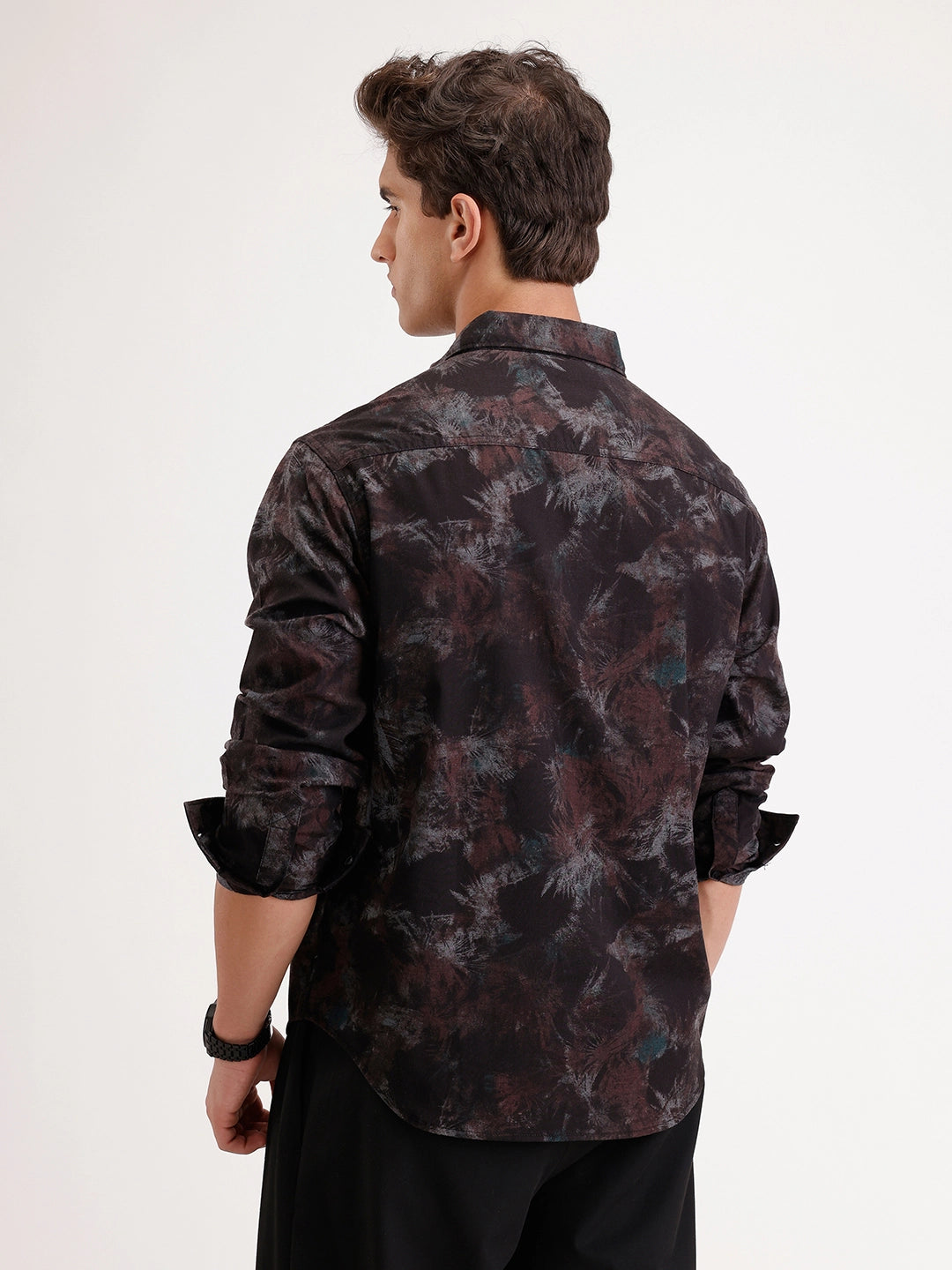 Comfort Fit Full Sleeve AOP Shirt | Multicolor