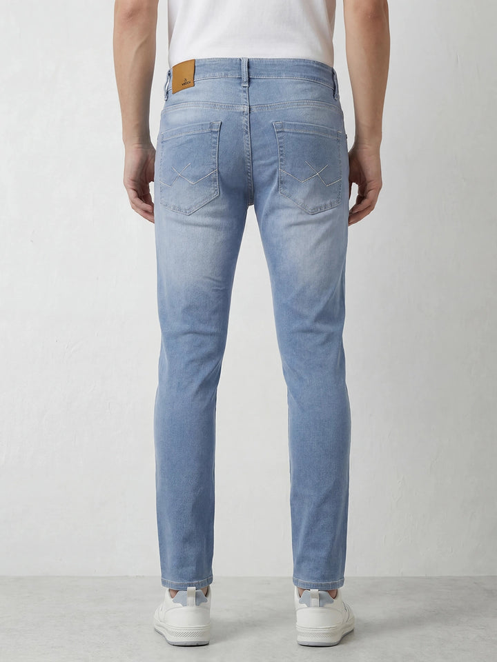 Classic Slim Fit Denim Jeans | Light Blue