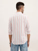 Slim Fit Striped Shirt | White