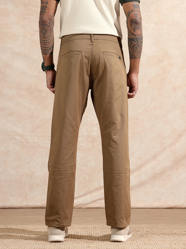 Classic Relaxed Fit Chino Trouser  | Khaki