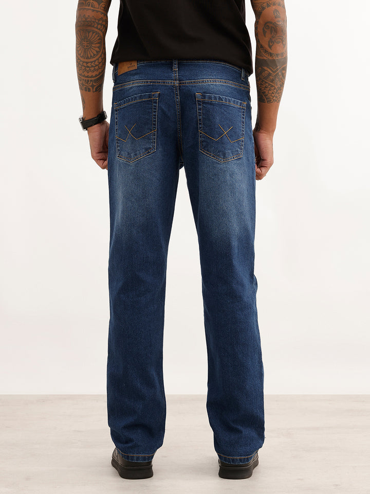 Anti Fit Faded Denim Jeans | Blue