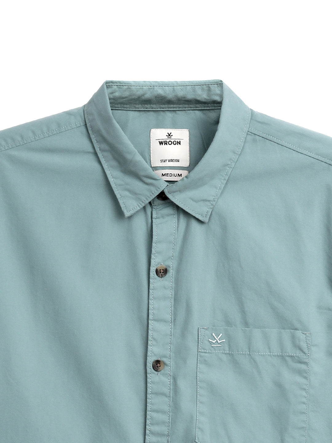 Olive Poplin Classic Shirt