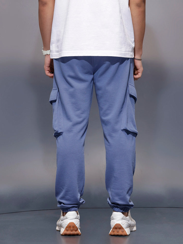 Casual Utility Pocket Joggers   |  Blue