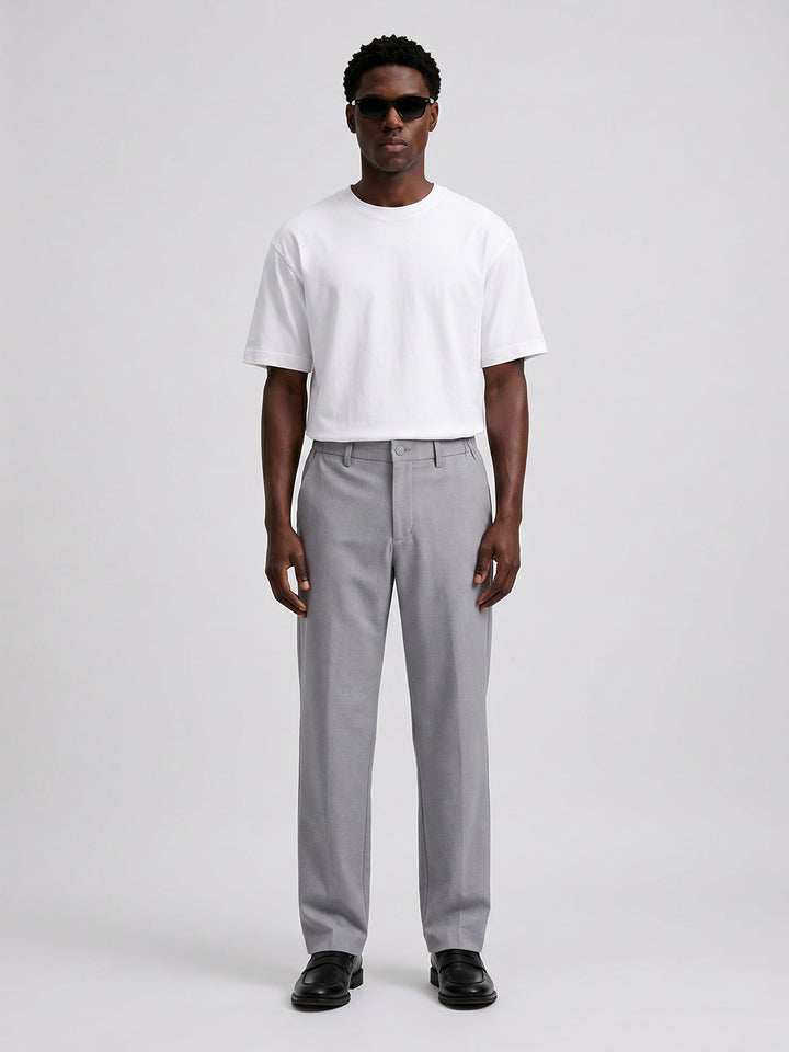 Travelite Straight Fit Trousers | Grey