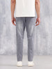 Men Casual Skinny Crop Jeans | Grey