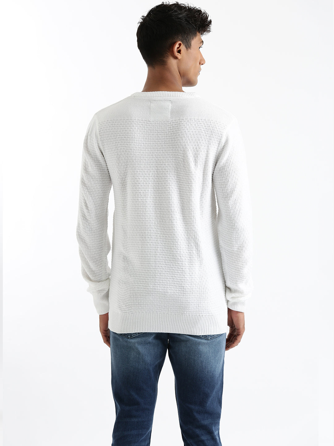 Classic Style White Sweater