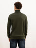 Solid Regular Fit Turtle Neck Sweater | Olive | WSW02FSRE1063W