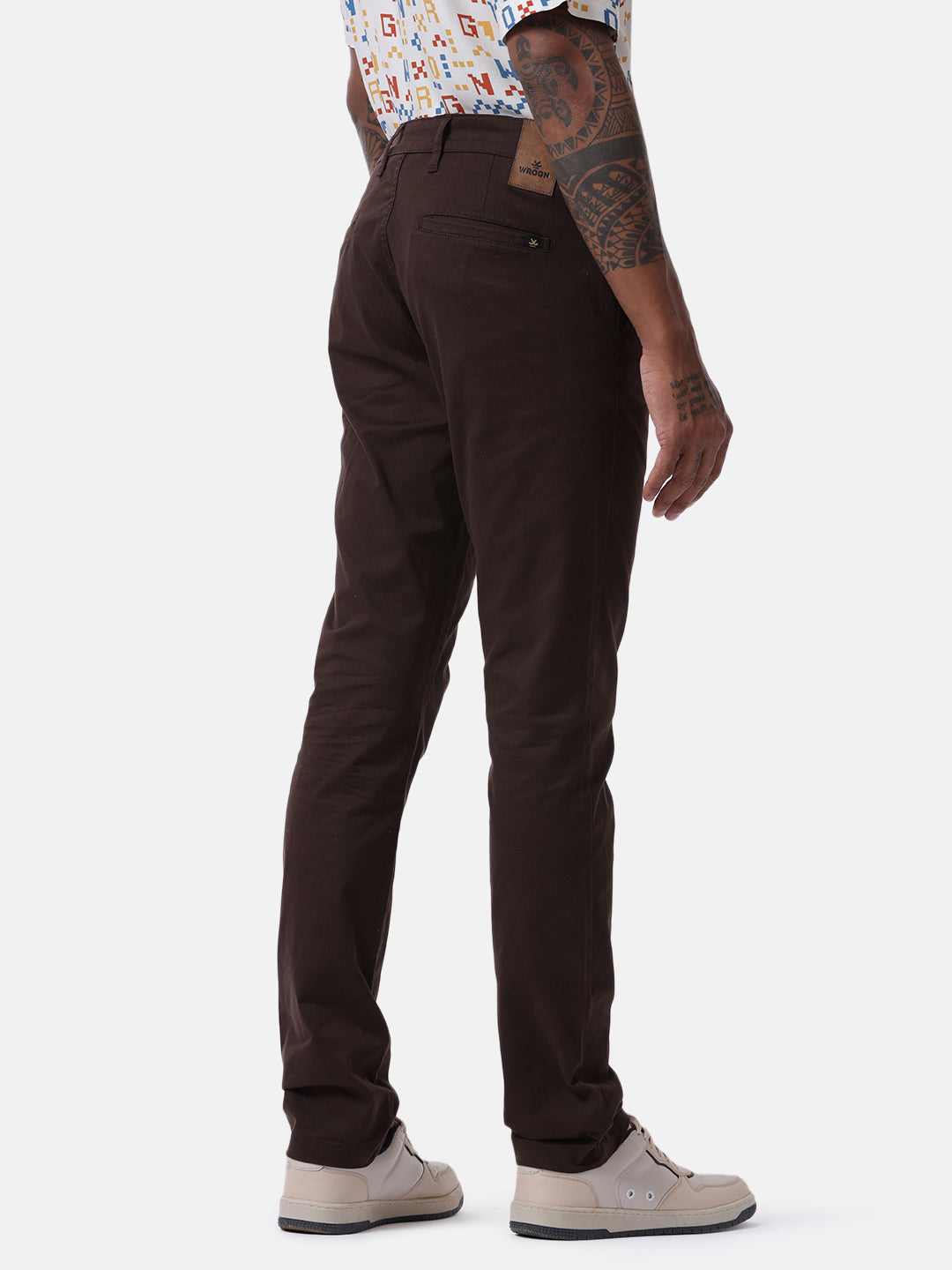 Dark Brown Slim Fit Trouser