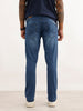 Solid Slim Fit Denim Jeans | Dark Blue