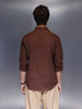 Men's Slim Fit Casual Shirt  |  Brown