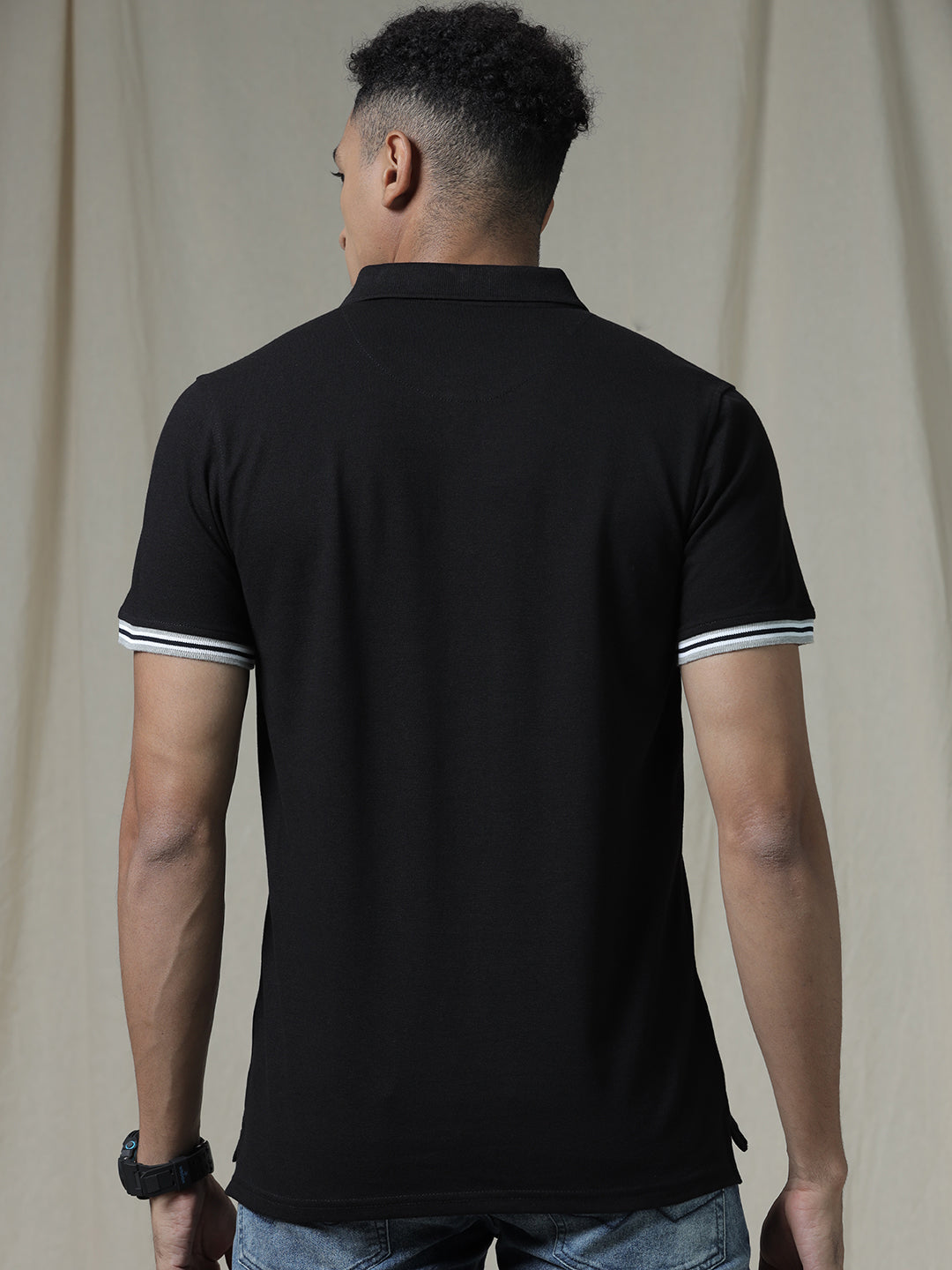 Classic Black Hue Polo T-Shirt