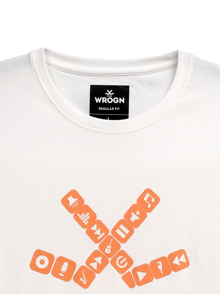 Musical Waves Printed T-Shirt