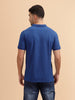 Pixel Placement Print Polo T-Shirt | Blue