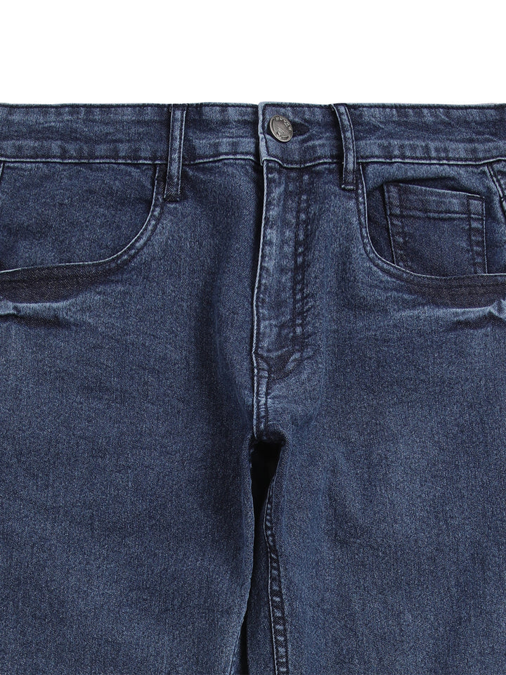 Durable Slim Fit Blue Jeans