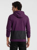 Placement Printed Hooded Sweatshirt | Purple | WNSS7349