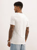 Slim Fit Patch Detail T-Shirt | Off White | WTS02HSSL1583S