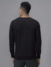 Knitted Black Classic Sweatshirt