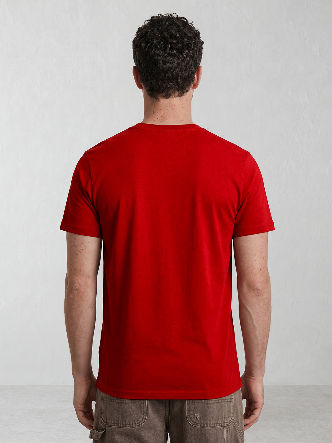 Vintage Varsity Style Graphic Tee | Red