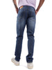 Sleek Slim Fit Dark Blue Jeans