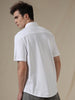 Solid Heavy Knit White hirt