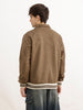 Classic Regular Fit Bomber Jacket | Olive | WJK02FSRE1073W