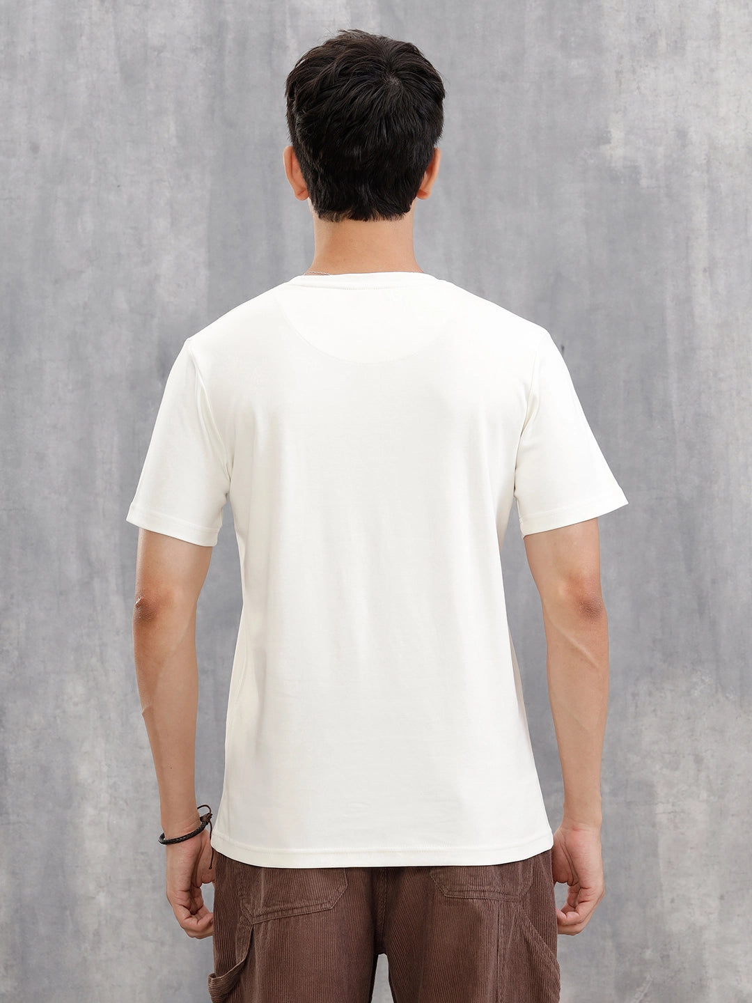 Solid Gold Finish Interlock Jersey With Signature Logo Embroidery | Wh ...