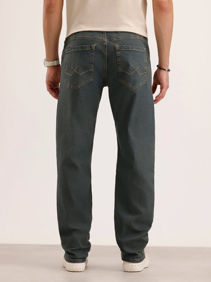 Anti Fit Cut & Sew Denim Jeans | Blue