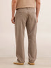 Anti Fit Solid Trouser | Beige