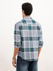 Comfort Fit Full Sleeve Checkered Shirt | Green