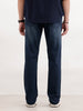 Faded Straight Fit Denim Jeans | Blue