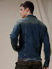 Solid Denim Trucker Jacket