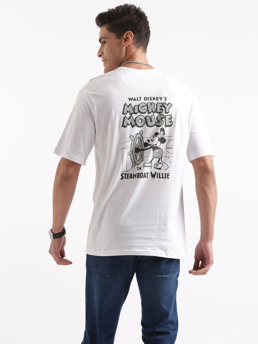 Wrogn Abstract Block Print T-Shirt