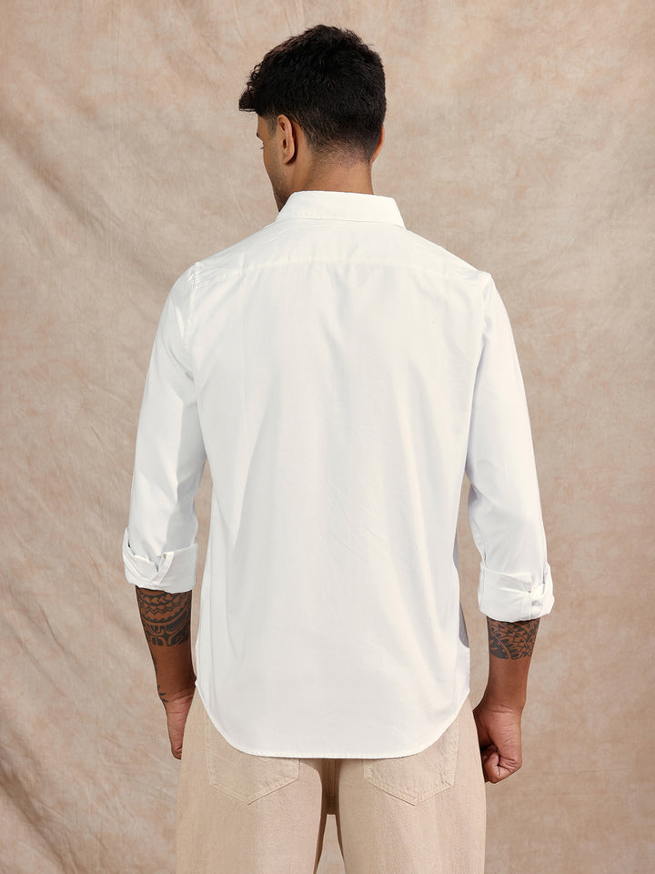 Oxford Button Down Shirt | White