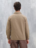 Men's Neutral-Tone Casual Zip Jacket | Beige