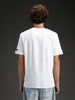 Regular fit Printed T-shirt for Men's | White