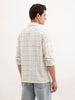 Comfort Fit Textured Shirt  | Off White