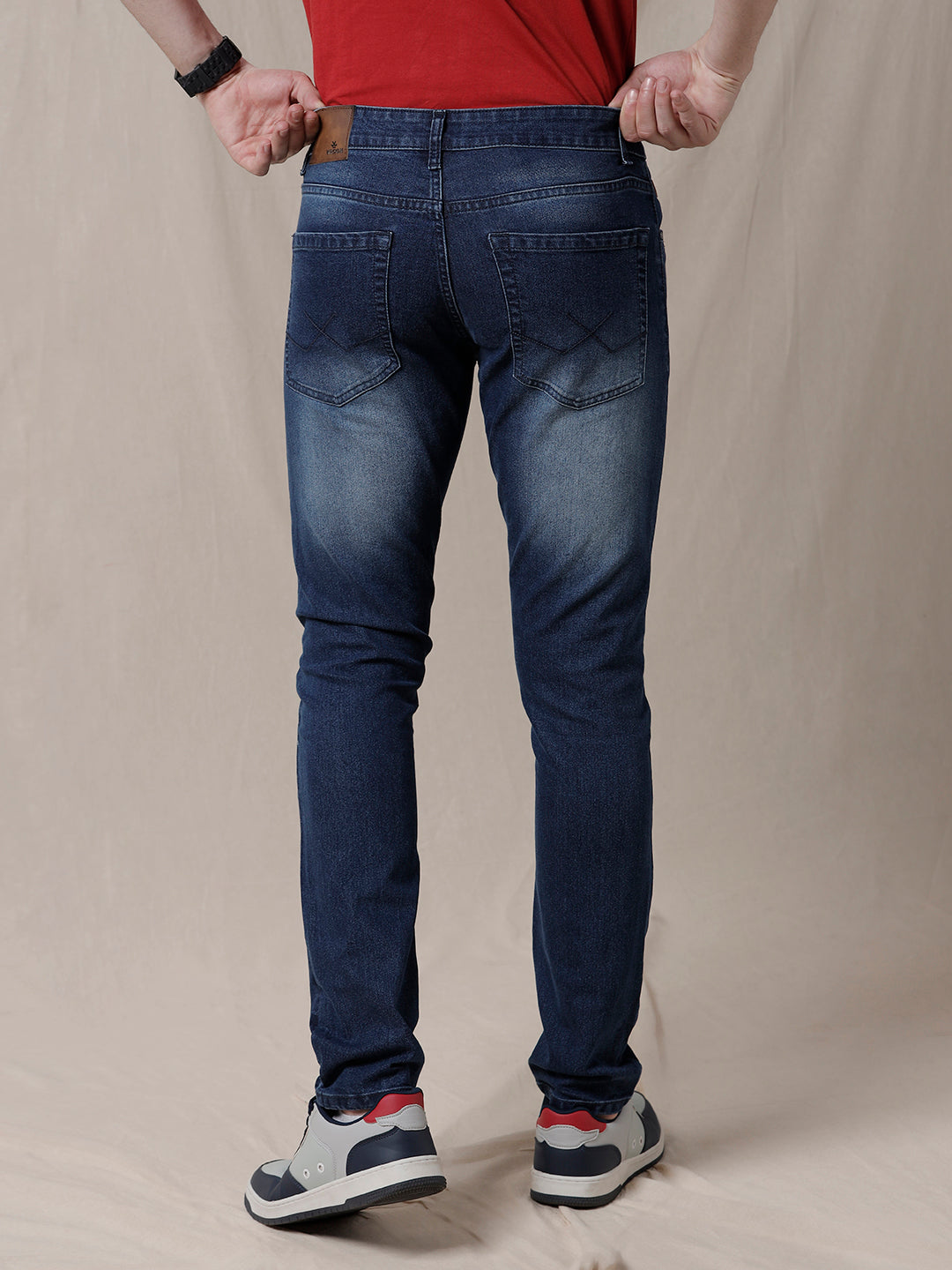 Electric Faded Casual Jeans