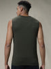 Sleeveless Olive Zone T-Shirt