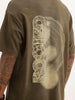 Oversized Back Printed T-Shirt | Olive