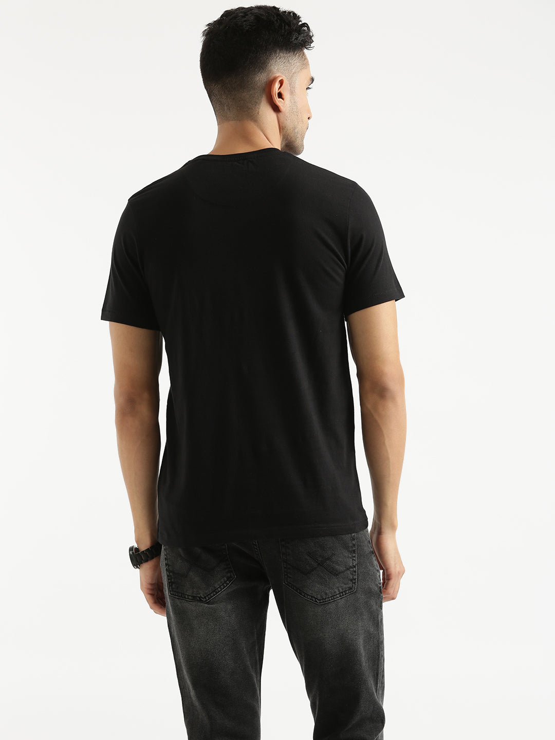 Wrogn Perspective Printed T-shirt