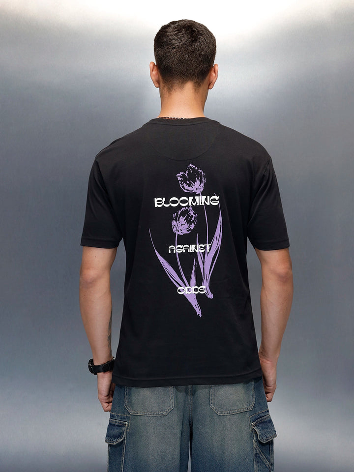 Men's Casual Graphic Pritned T-Shirt | Black