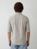 Slim Fit Double Pocket Shirt | Grey