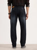 Relaxed Fit Faded Denim Jeans | Blue
