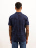 Slim Fit AOP Polo T-Shirt | Blue