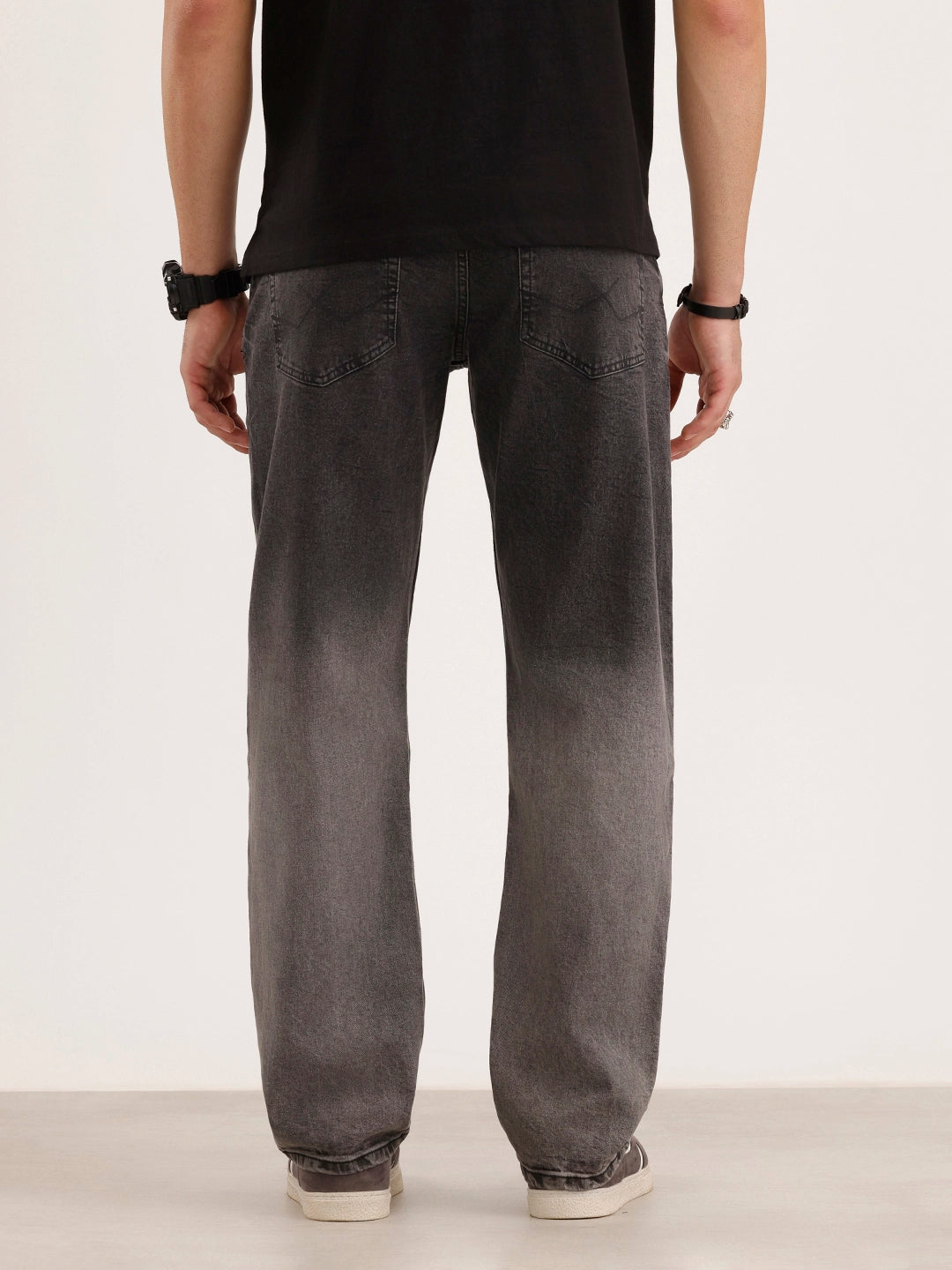 Anti Fit Faded Denim Jeans | Grey