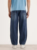 Loose Fit Cut & Sew Denim Jeans | Blue