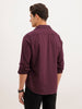 Regular Fit Full Sleeved Shirt | Wine