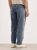 Loose Fit Cut & Sew Denim Jeans | Blue