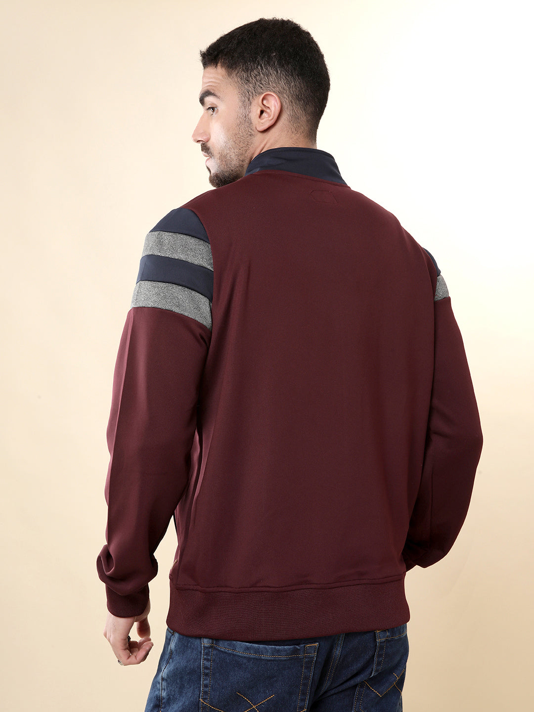 Maroon & Navy Classic Sweatshirt