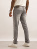 Skinny Fit Heavy Faded Denim Jeans | Grey